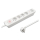 Listwa zasilająca Qoltec Listwa antyprzepięciowa - 4 gniazda, 2x USB, 1.8m biała